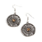 Tangible Twinkle - Brown Earring