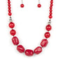 Ten Out of TENACIOUS Red Necklace