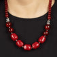 Ten Out of TENACIOUS Red Necklace