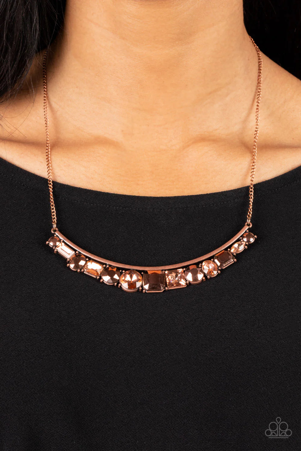 The Only SMOKE-SHOW in Town - Copper Necklace