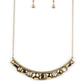 The Only SMOKE-SHOW in Town Brass Necklace
