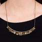 The Only SMOKE-SHOW in Town Brass Necklace