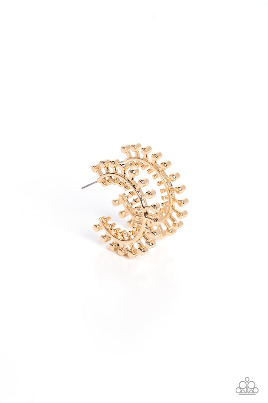 The Way You Make Me WHEEL - Gold Earring