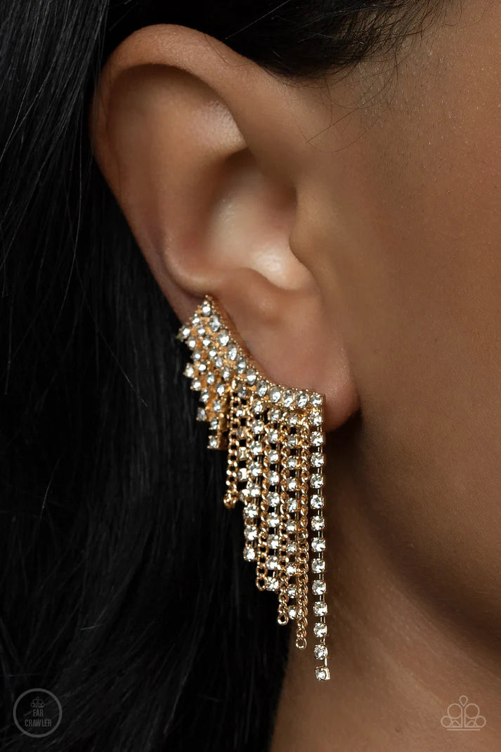 Thunderstruck Sparkle - Gold Earring