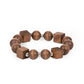 Timber Trendsetter - Brown Bracelet