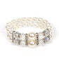 Timelessly Tea Party - White Bracelet