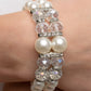 Timelessly Tea Party - White Bracelet