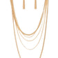 Top of the Food Chain - Gold Necklace