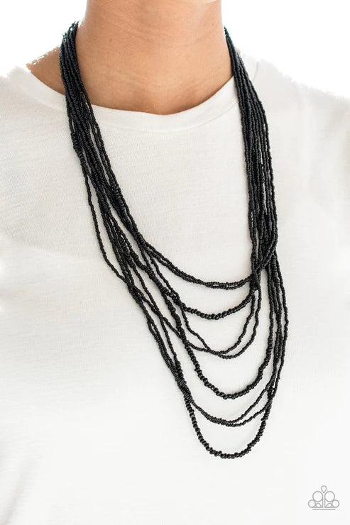 Totally Tonga Black Necklace