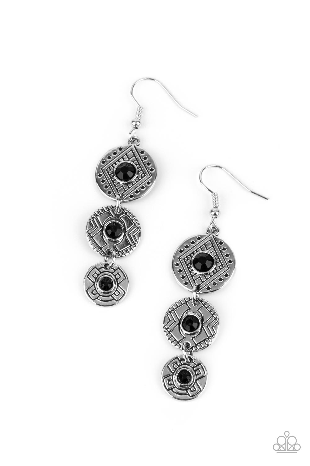 Totem Temptress Black Earring