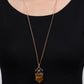 Trailblazing Talisman Brown Necklace