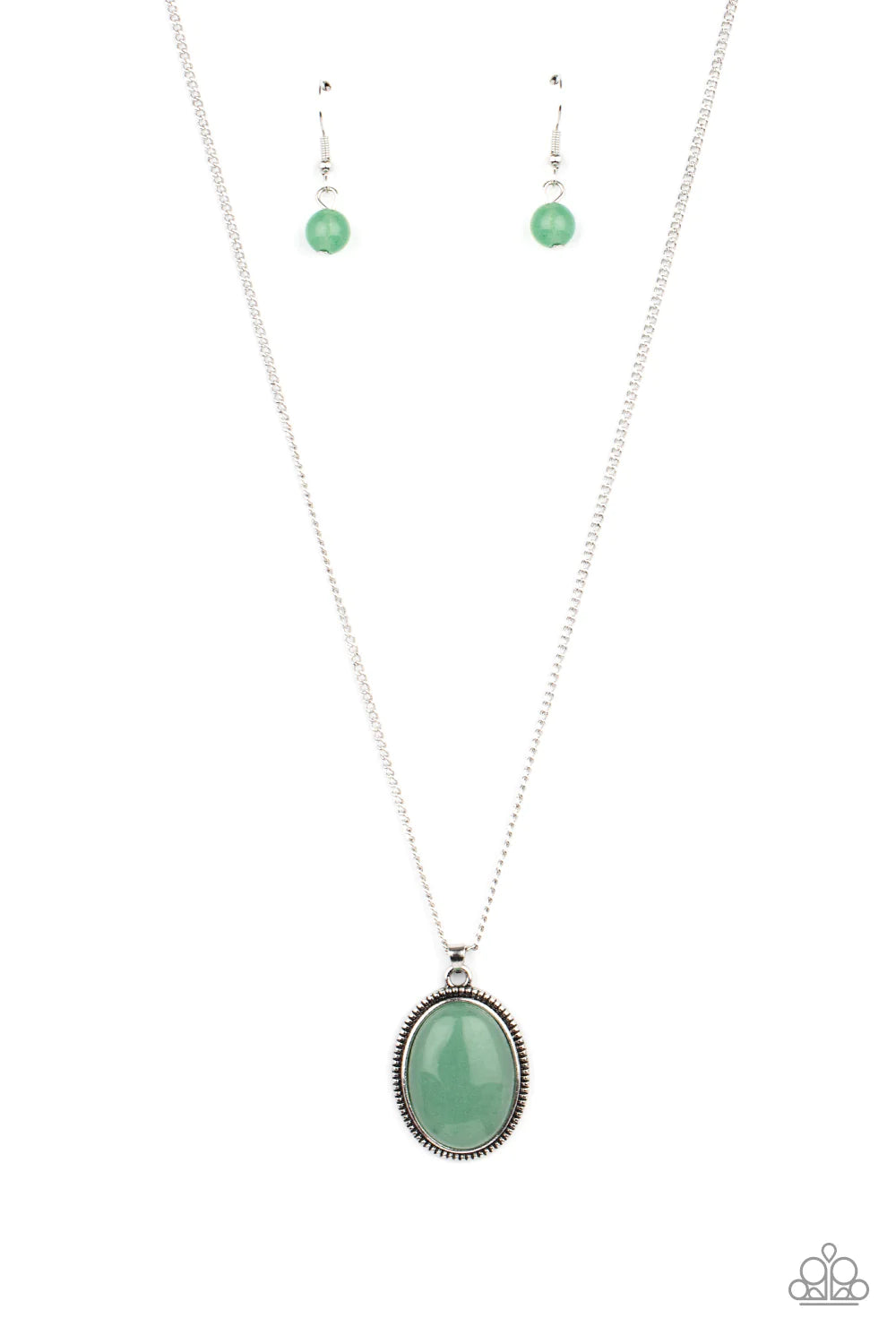Tranquil Talisman - Green Necklace