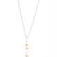 Tranquil Tidings - Orange Necklace