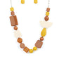 Tranquil Trendsetter - Yellow Necklace