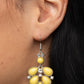 Transcendental Teardrops - Yellow Earring