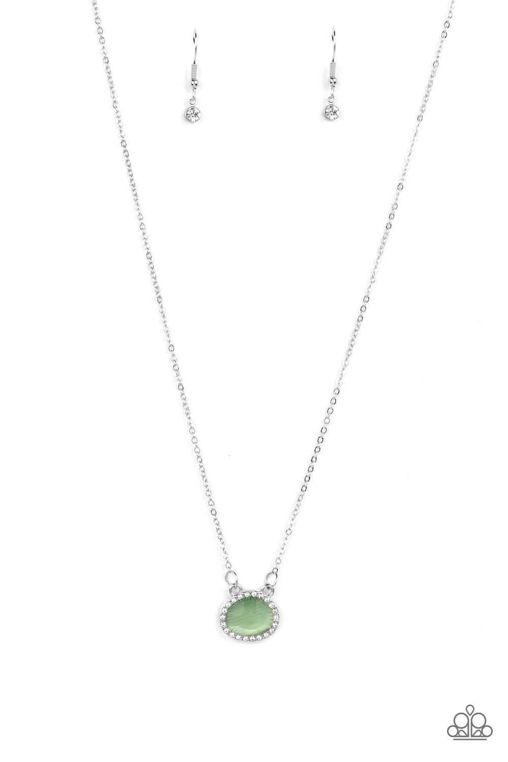 Treasure Me Always - Green Necklace