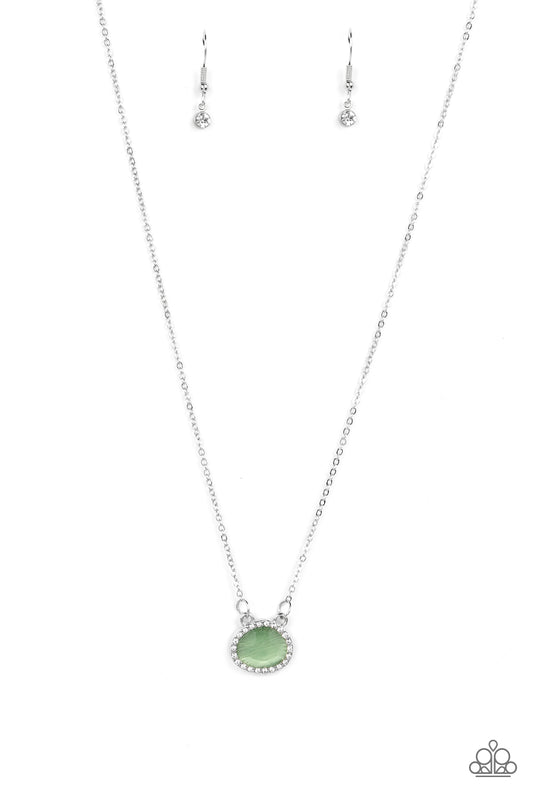 Treasure Me Always - Green Necklace