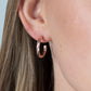 Triumphantly Textured - Rose Gold Earring