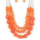 Tropical Hideaway - Orange Necklace