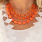 Tropical Hideaway - Orange Necklace