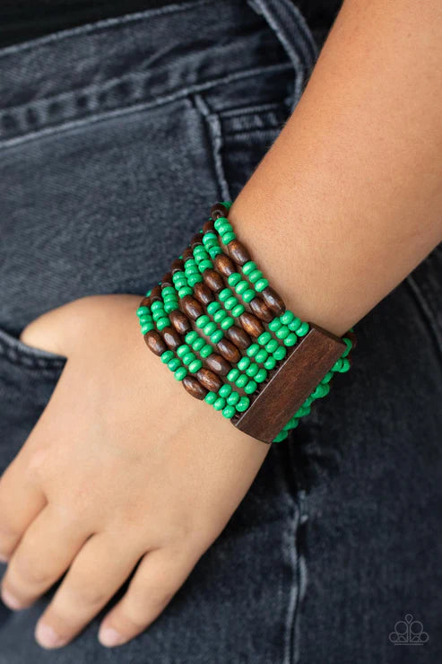 Tropical Nirvana - Green Bracelet
