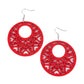 Tropical Reef - Red Earring