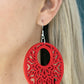 Tropical Reef - Red Earring
