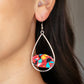 Tropical Terrazzo - Red Earring