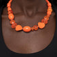 Tropical Tsunami - Orange Necklace