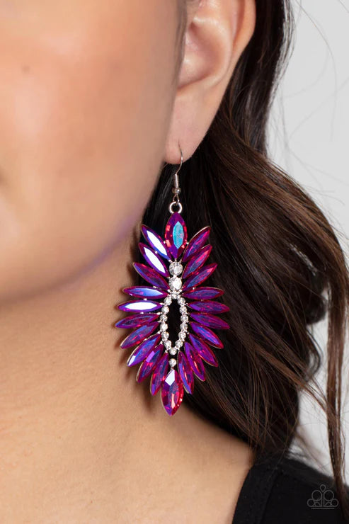 Turn up the Luxe Pink Earring