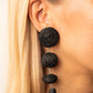 Twine Tango - Black Earring
