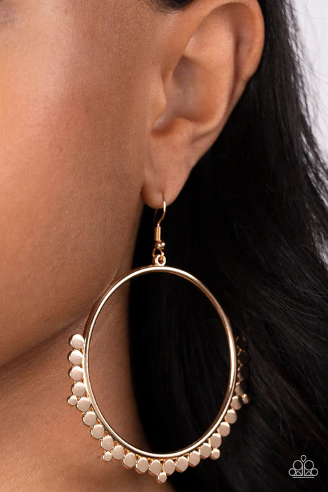 Ultra Untamable - Gold Earring