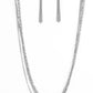 Undauntingly Urban - White Necklace