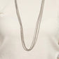 Undauntingly Urban - White Necklace