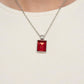 Understated Dazzle - Red Necklace