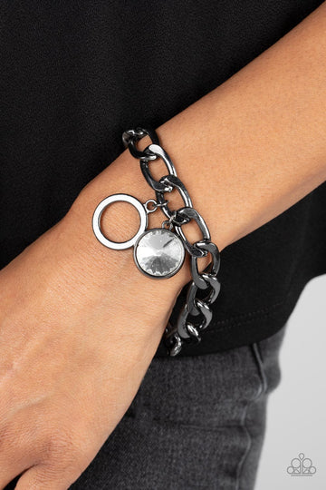 Unyielding Roar - Gun Metal Bracelet