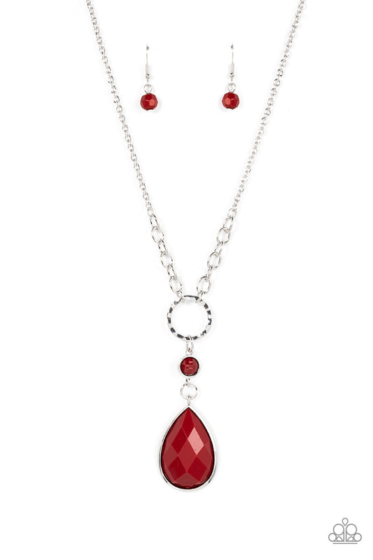 Valley Girl Glamour - Red Necklace