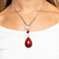 Valley Girl Glamour - Red Necklace