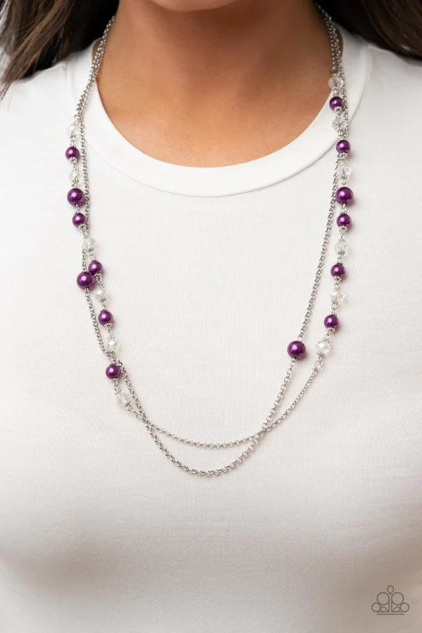 Venice Vanity - Purple Necklace