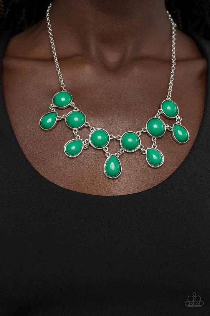 Very Valley Girl - Green Necklace