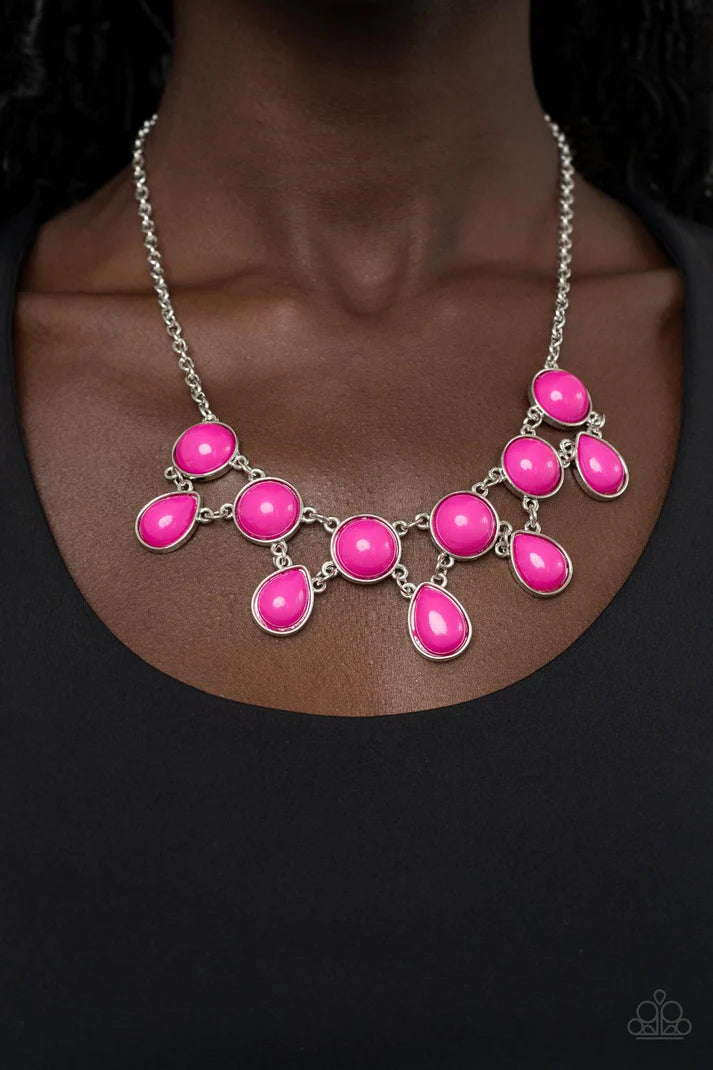 Very Valley Girl - Pink Necklace