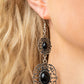 Victorian Villa - Black Earring