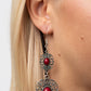 Victorian Villa - Red Earring