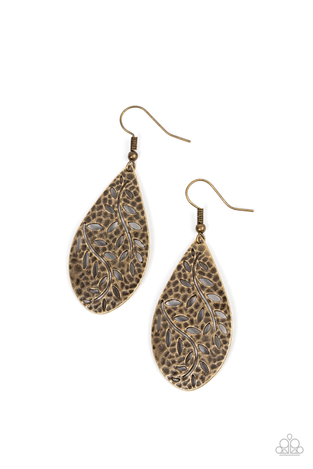 Vineyard Vanity - Brass Earring