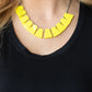 Vivaciously Versatile Yellow Necklace