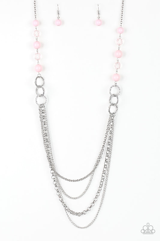 Vividly Vivid - Pink Necklace