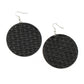 WEAVE Me Out Of It - Black Earring