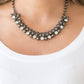 Wall Street Winner Gun Metal Necklace
