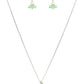 Warm My Heart Green Necklace