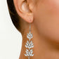 Water Lily Whimsy - White Earring